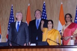 印度和美国签署关键防务协万博3.0下载APP议，要求巴基斯坦停止输出恐怖主义