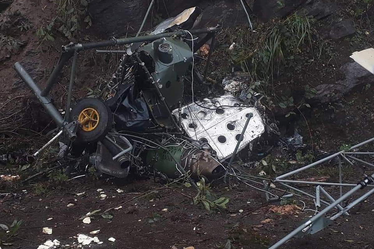 不丹直升机坠毁