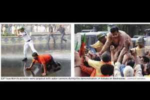 印度人民党积极分子与警察发生冲突，数十人被捕