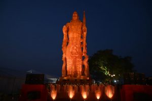 恰蒂斯加尔邦首席部长Bhupesh Baghel揭幕了51英尺高的主Shri Ram雕像