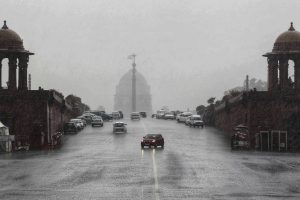 雨水缓解了德里的高温，改善了空气质量