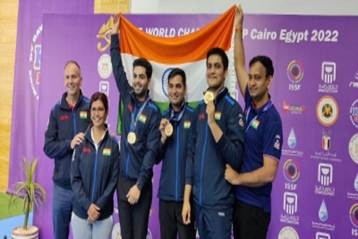 ISSF世界锦标赛:Rudrankksh, Arjun和Kiran赢得印度的第5枚金牌万博3.0下载APP