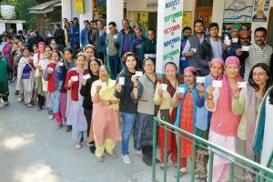 印度人民党在喜马偕尔邦的3个席位上扰乱了投票