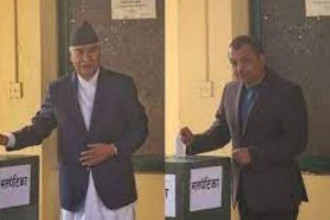 尼泊尔国大党议会党魁选举:德乌巴总理与塔帕总书记竞争